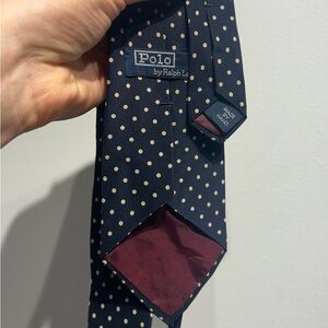 Polo Ralph Lauren Silk Tie 8.5 cm / 3.35 inch wide Hand Made